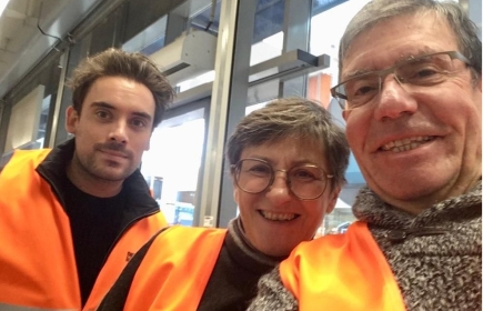 Belle participation à la collecte de la Banque Alimentaire au Carrefour Confluence